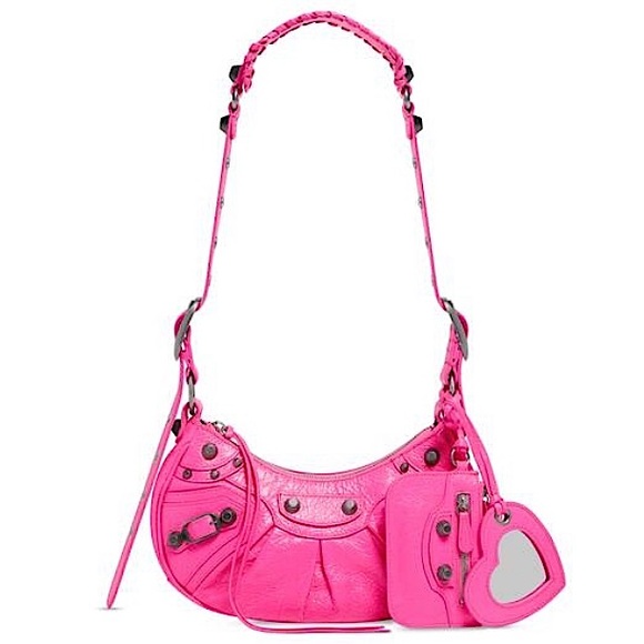 BALENCIAGA XS Le Cagole Lambskin Leather Shoulder Bag - Picture 1 of 12